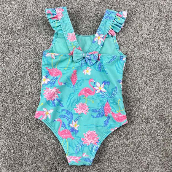 NEW! Adorable Floral Tommy Bahama Toddler one piece swimsuit 18mo. - Picture 5 of 5